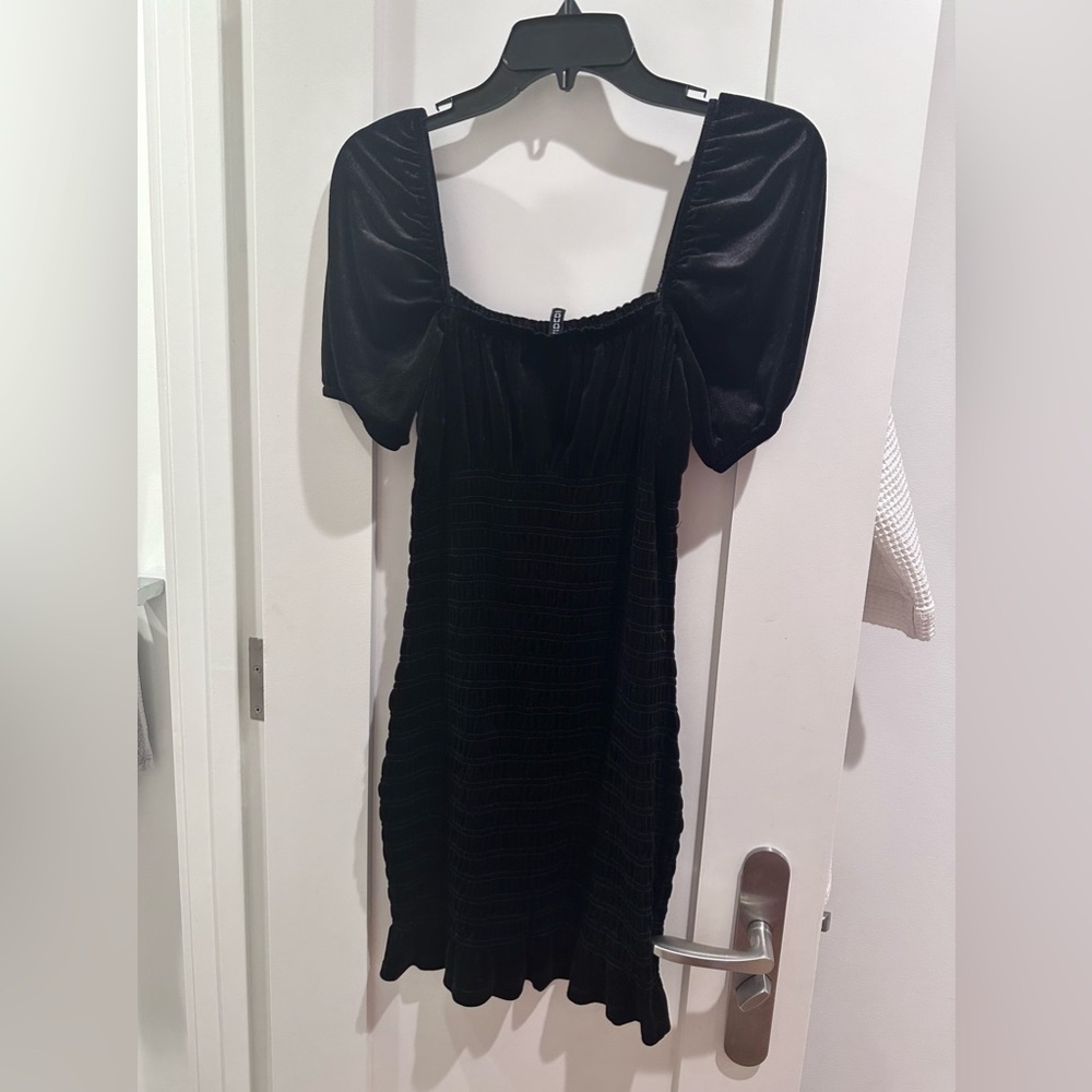 Felt Black Dress